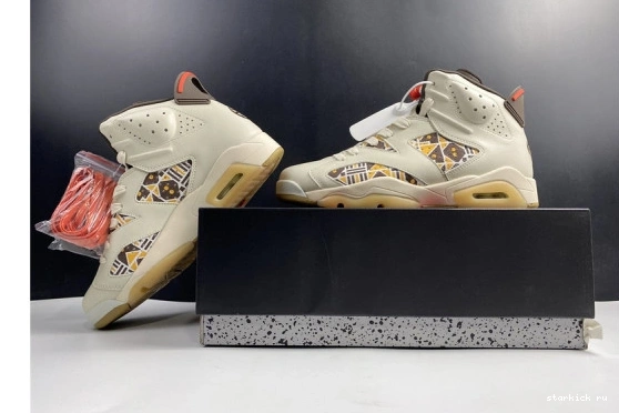 Retro Sail CZ4152-100 (2020) Quai54 Air 6 CZ4152-100 Brown Jordan 1102